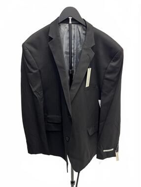 Perry Ellis Portfolio Black Suit Jacket 54LNG